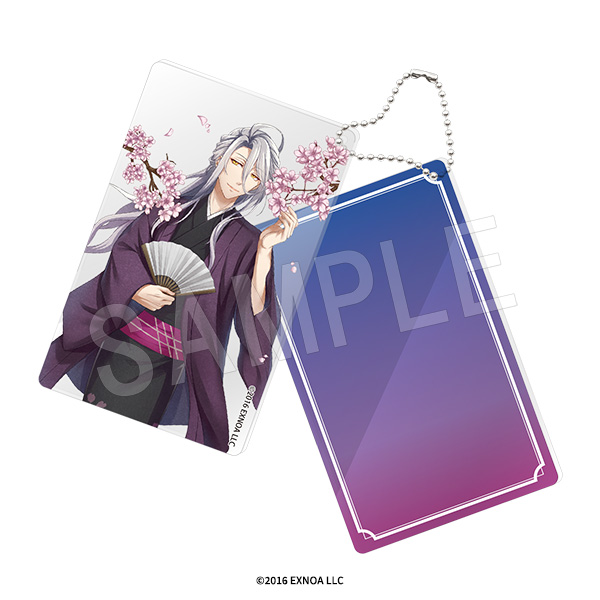 文豪とアルケミスト_グリッターアクリルキーホルダー 観桜Ver. 谷崎潤一郎