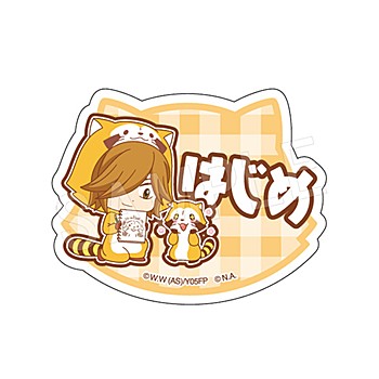 弱虫ペダル LIMIT BREAK×ラスカル_アクリルおなまえバッジ 青八木一