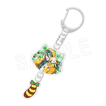 弱虫ペダル LIMIT BREAK×ラスカル_しっぽ付き2連アクリルキーホルダー 巻島裕介