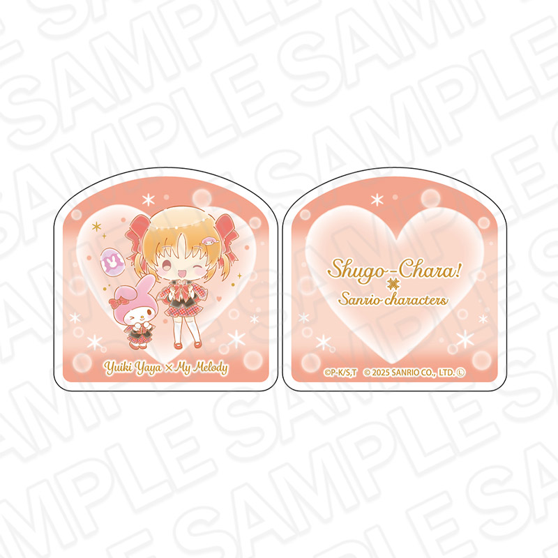 しゅごキャラ!×サンリオキャラクターズ_メモスタンドクリップ 結木やや×マイメロディ
