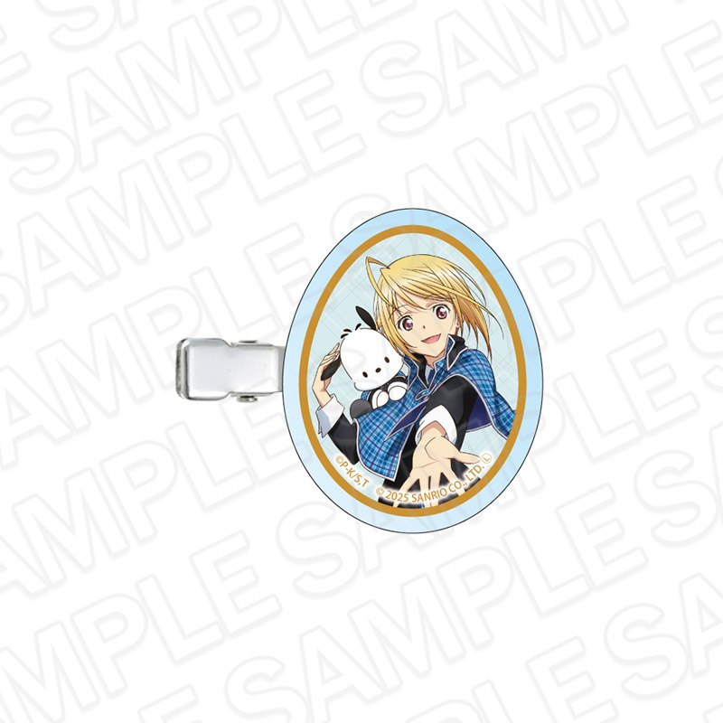 しゅごキャラ!×サンリオキャラクターズ_ヘアクリップ 辺里唯世×ポチャッコ	