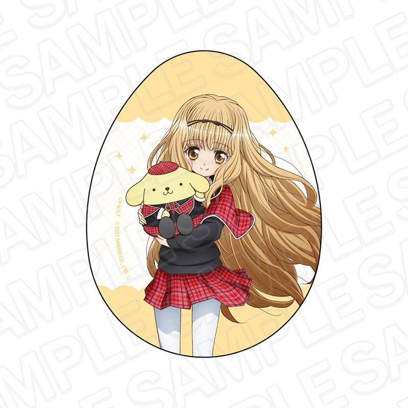 しゅごキャラ!×サンリオキャラクターズ_エッグマイクロファイバー 真城りま×ポムポムプリン