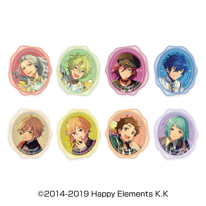 あんさんぶるスターズ!!_シーリングクリアシール Bbox　【コンプリートBOX／8個入り】