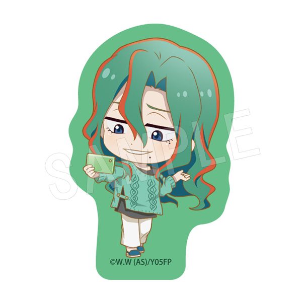 弱虫ペダル LIMIT BREAK_ダイカットステッカー ミニキャラ Portrait Ver. 巻島裕介