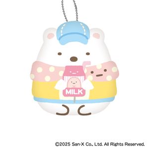 Sumikko Gurashi Wakuwaku Tapioca Convenience Store Fluffy Die-Cut Coin Case A: Polar Bear