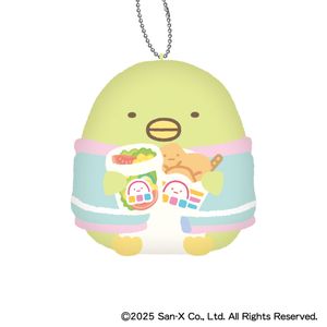 Sumikko Gurashi Wakuwaku Tapioca Convenience Store Fluffy Die-Cut Coin Case B: Penguin?