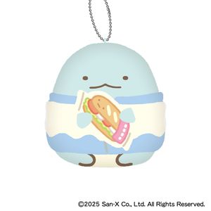 Sumikko Gurashi Wakuwaku Tapioca Convenience Store Fluffy Die-Cut Coin Case E: Tokage (Lizard)