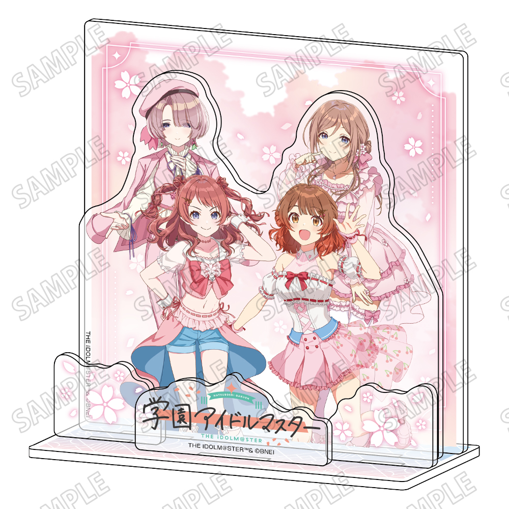 学園アイドルマスター_描き下ろしアクリルジオラマ【サクライロver.】