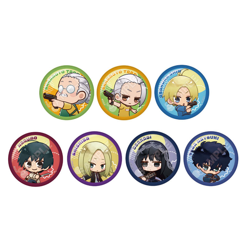 SAKAMOTO DAYS_くるんどーる 戦闘 缶バッジ 【BOX／7個入り