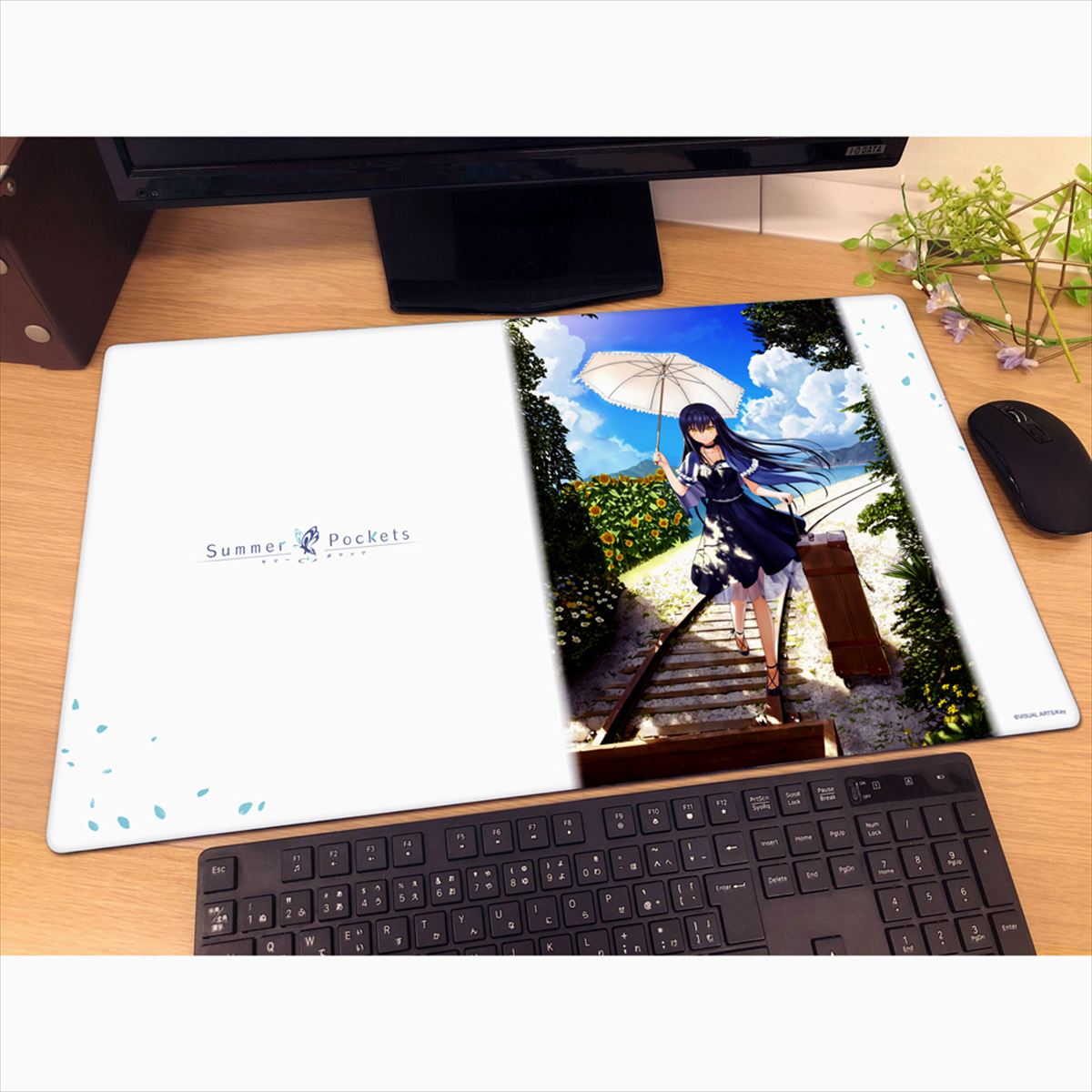 Summer Pockets ラバーマット プレイマット 久島鴎 SP5th Summer Pockets REFLECTION BLUE」ラバーマット（久島鴎／SP5th