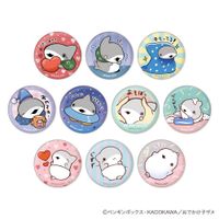 おでかけ子ザメ_子ザメちゃん 顔コレ缶バッジ【BOX／10個入り