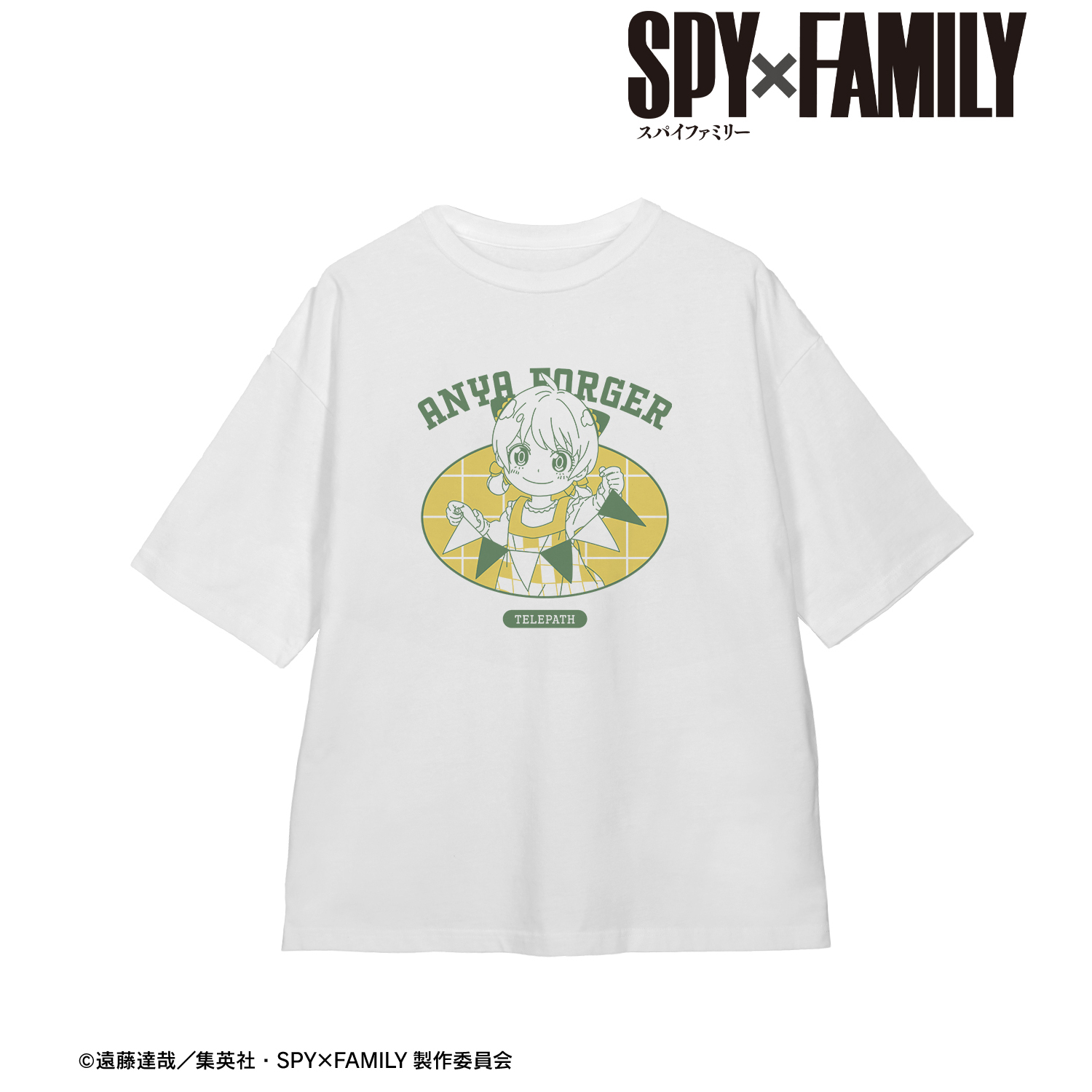 SPY×FAMILY_(サイズ/XL)_描き下ろし アーニャ・フォージャー ホリデーパーティーver. BIGシルエットTシャツ ver.Aユニセックス