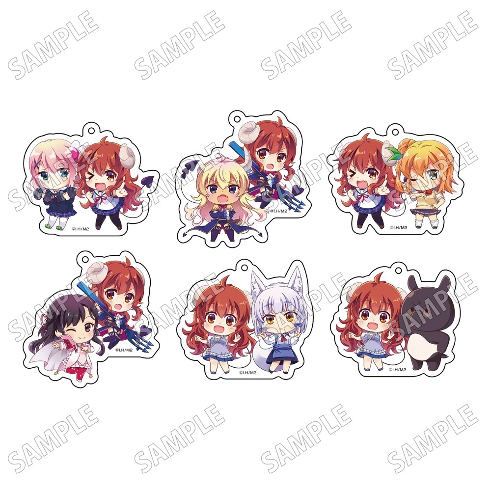 まちカドまぞく 2丁目_デフォルメペアアクキーコレクション【vol.1】　【コンプリートBOX／6個入り】