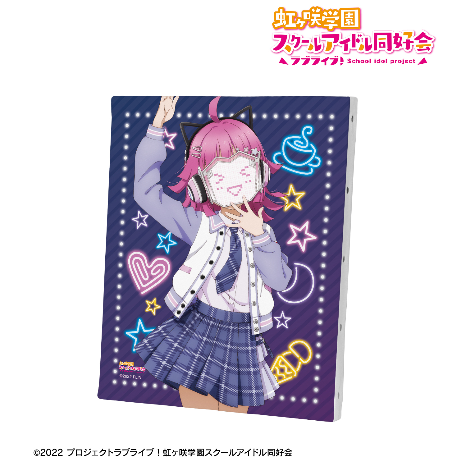 ラブライブ！虹ヶ咲学園スクールアイドル同好会_描き下ろし 天王寺璃奈 ミラクル STAY TUNE！ キャンバスボード