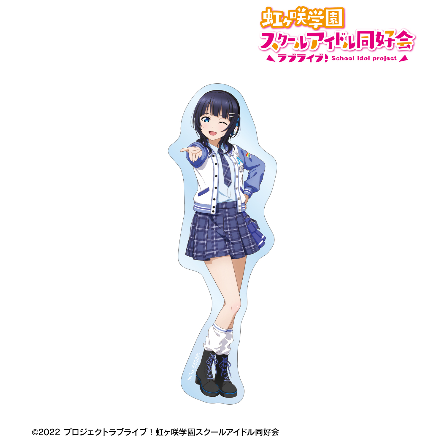 ラブライブ！虹ヶ咲学園スクールアイドル同好会_描き下ろし 朝香果林 ミラクル STAY TUNE！ ダイカットステッカー