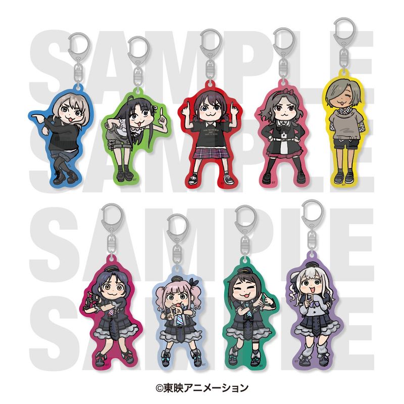 トレーディングアクリルキーホルダー（メカニックデフォルメ）セット　SAOグッズ ガールズバンドクライ_トレーディングアクリルキーホルダー 「描き