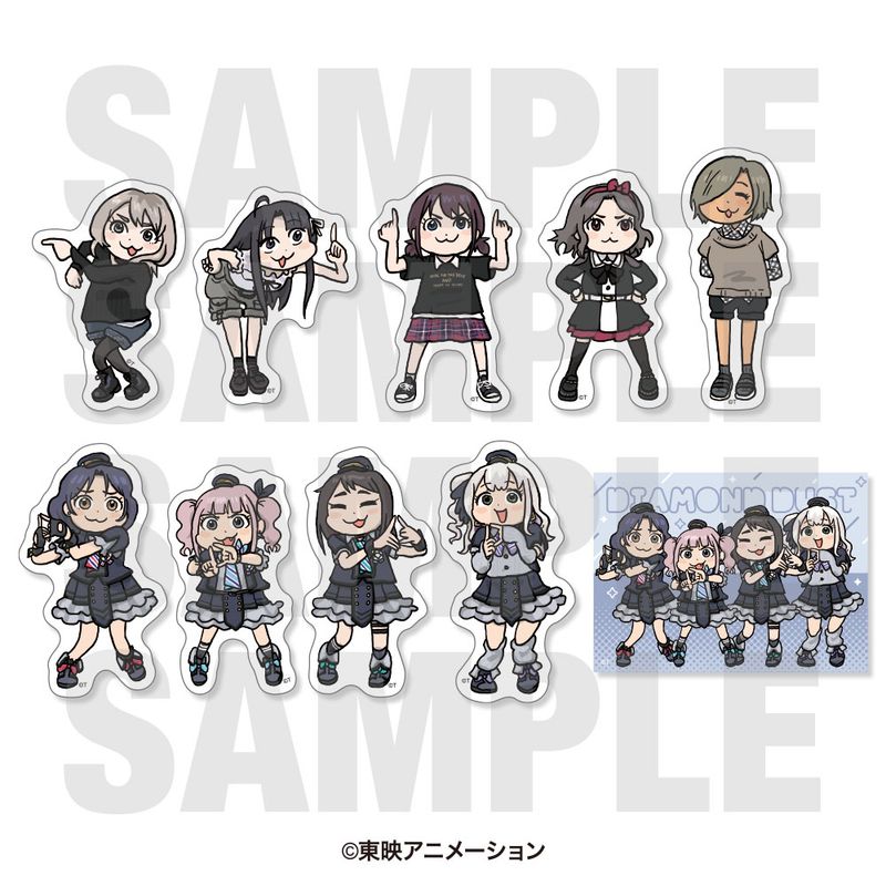 ガールズバンドクライ_ダイカットステッカーセット「描き起こし