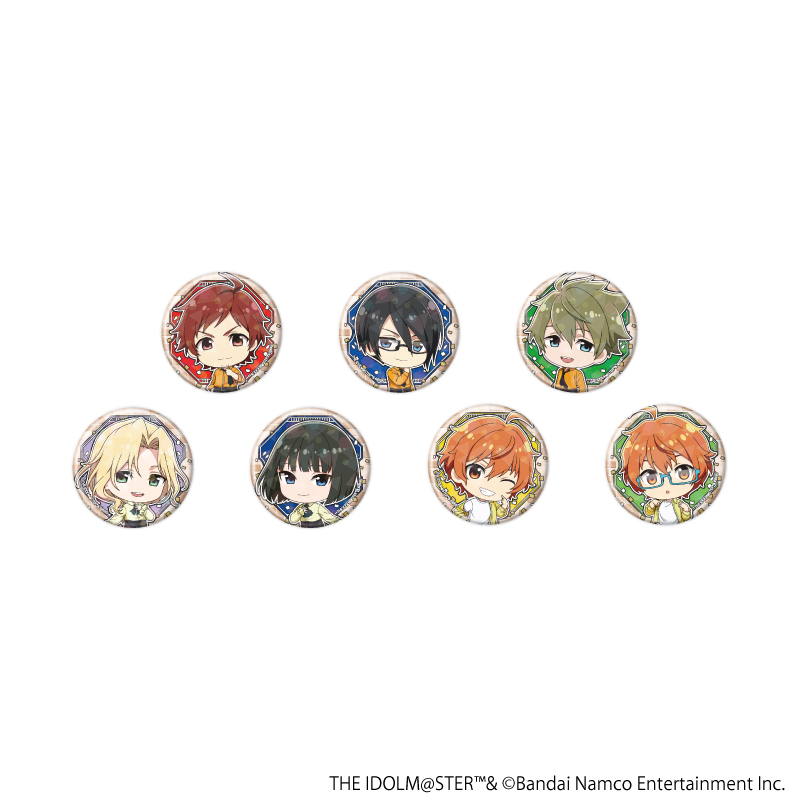 アイドルマスター SideM_(57mm)_ホログラム缶バッジ01/BOX(全7種)(公式イラスト)【コンプリートBOX/7個入り】