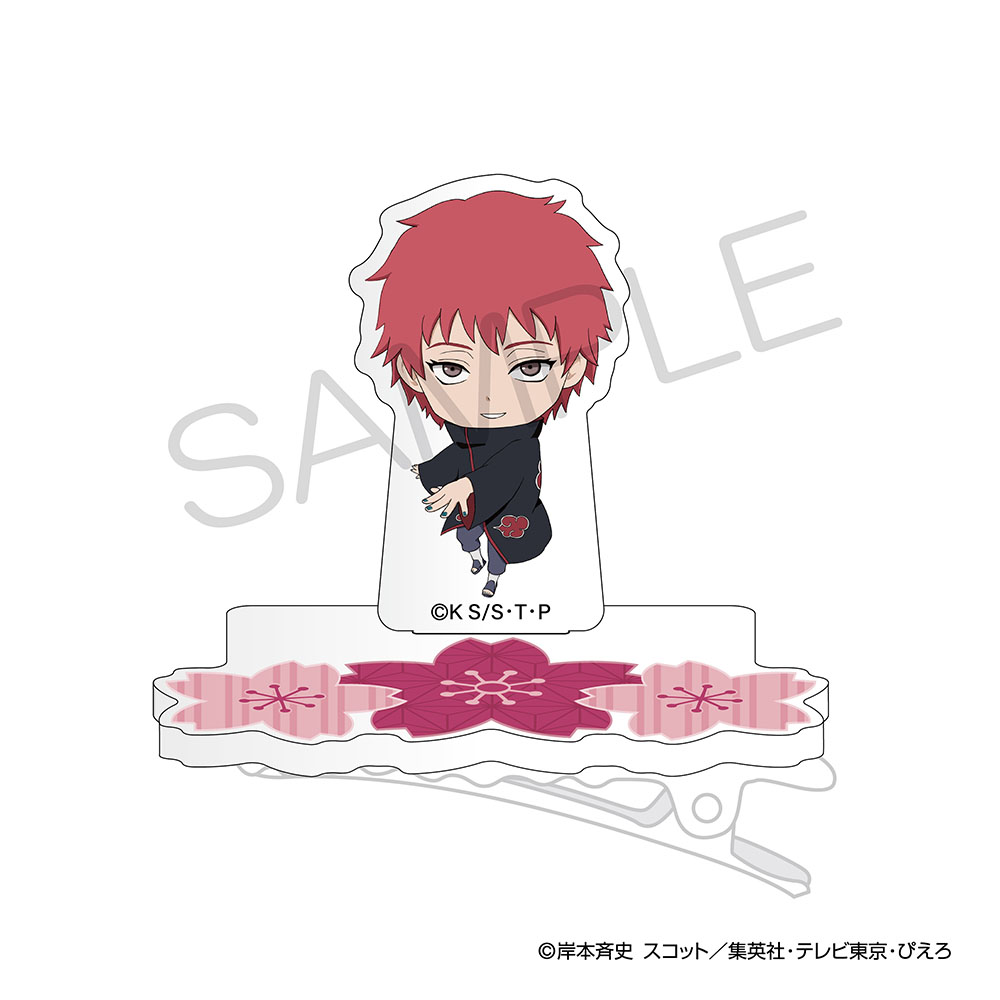 NARUTO-ナルト- 疾風伝_にいてんごキャラのるヘアクリップ 桜ver. サソリ