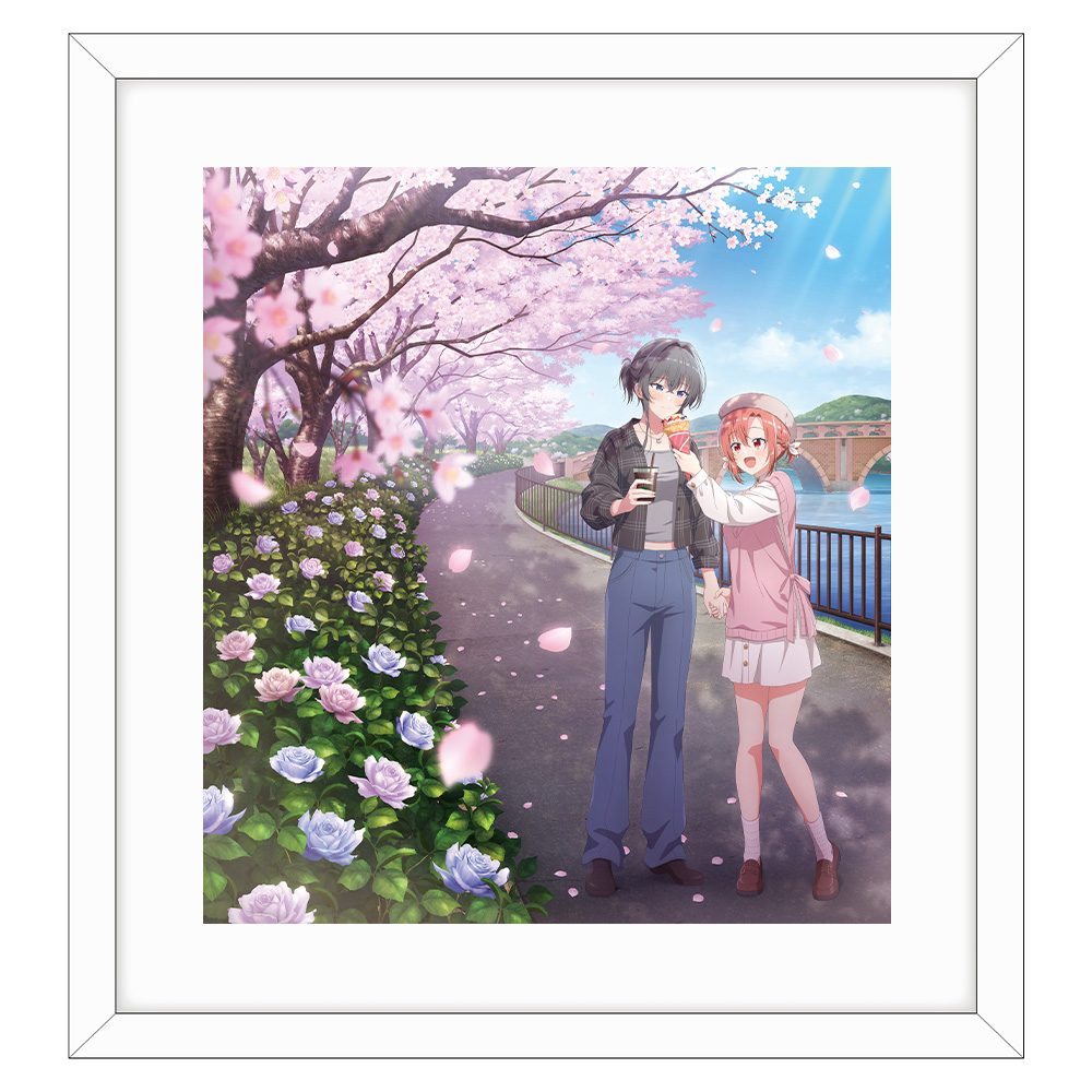 ささやくように恋を唄う_描き下ろし複製原画(木野ひまり&朝凪依)