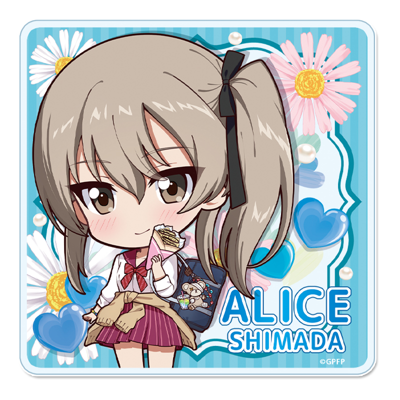ガールズ&パンツァー 最終章_ぷちちょこアクリルコースター【島田愛里寿】ギャル制服ver.