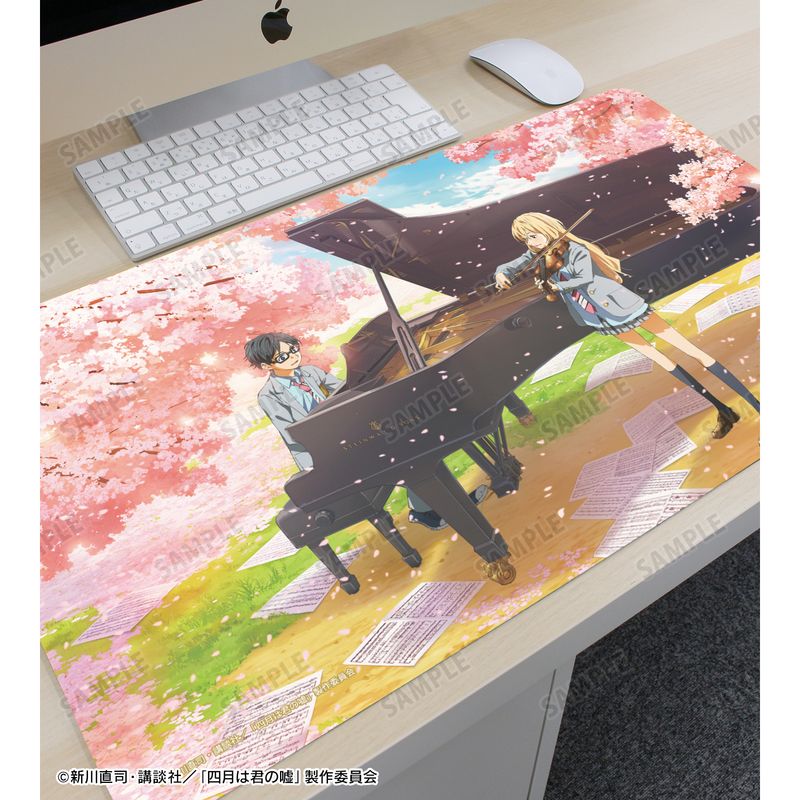 四月は君の嘘_有馬公生&宮園かをり マルチデスクマット | 四月は君の嘘
