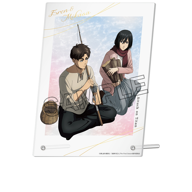 【メーカー再生品】 進撃の巨人 The Final Season_描き下ろしアクリルパネル エレン アクリルスタンド