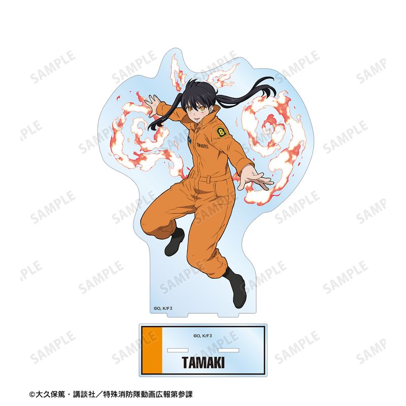 炎炎ノ消防隊　引き取り限定 炎炎ノ消防隊 参ノ章_環 古達 特大アクリルスタンド | 炎炎ノ消防隊