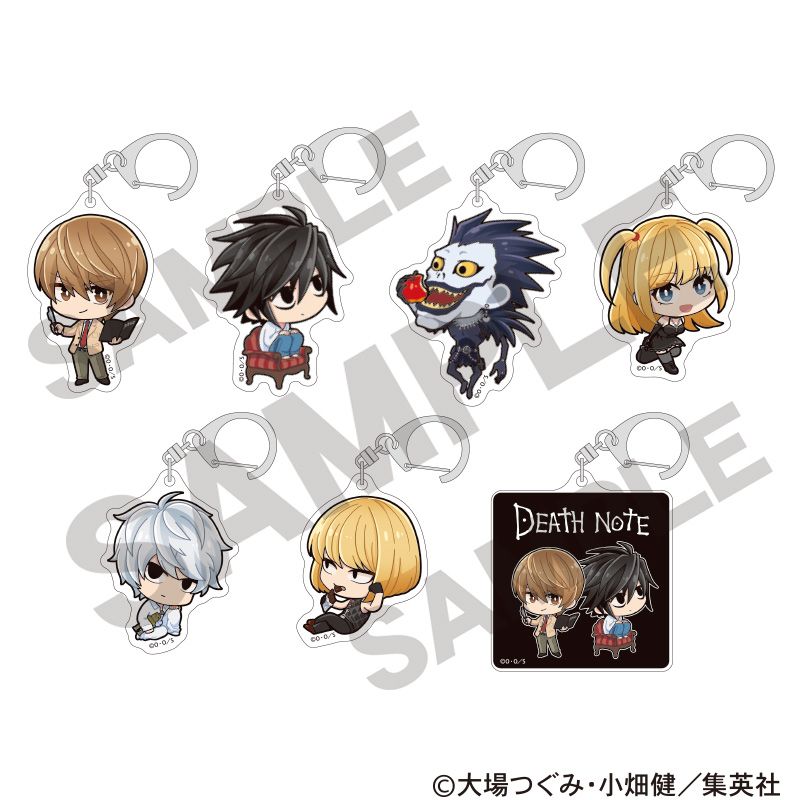 DEATH NOTE_トレーディングアクリルキーホルダー【コンプリートBOX／7