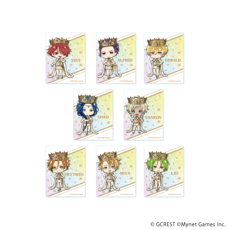 夢王国と眠れる100人の王子様_アクリルカード06/BOX(全8種)(ミニキャライラスト)【コンプリートBOX/8個入り】