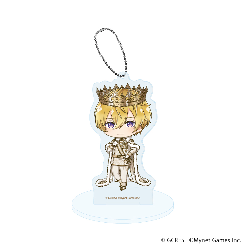 夢王国と眠れる100人の王子様_アクリルスタンドキーホルダー03/ジェラルド(ミニキャライラスト)