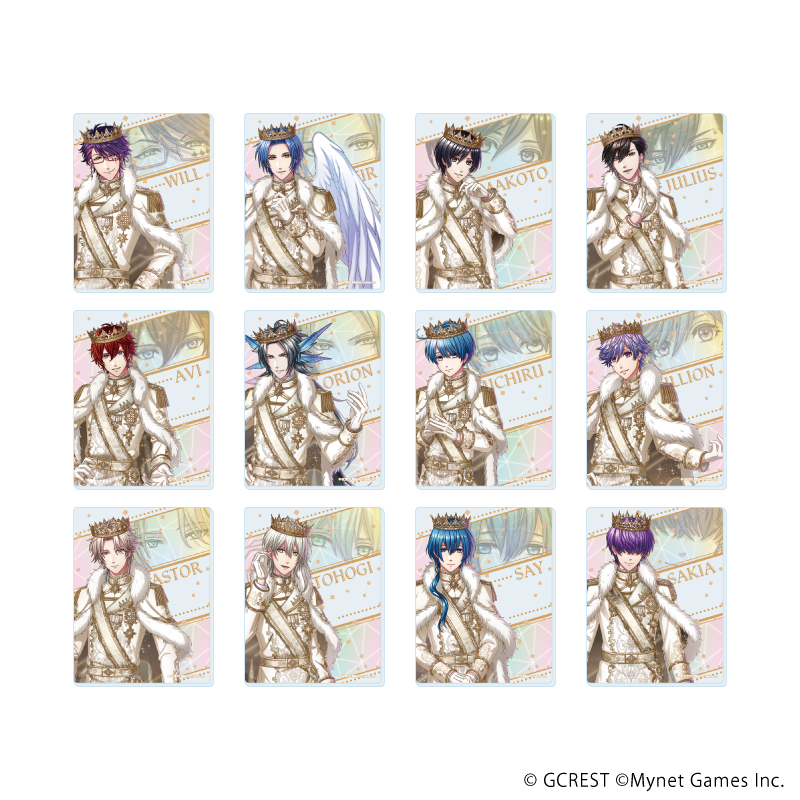 夢王国と眠れる100人の王子様_アクリルカード05/BOX(全12種)(公式イラスト)【コンプリートBOX/12個入り】