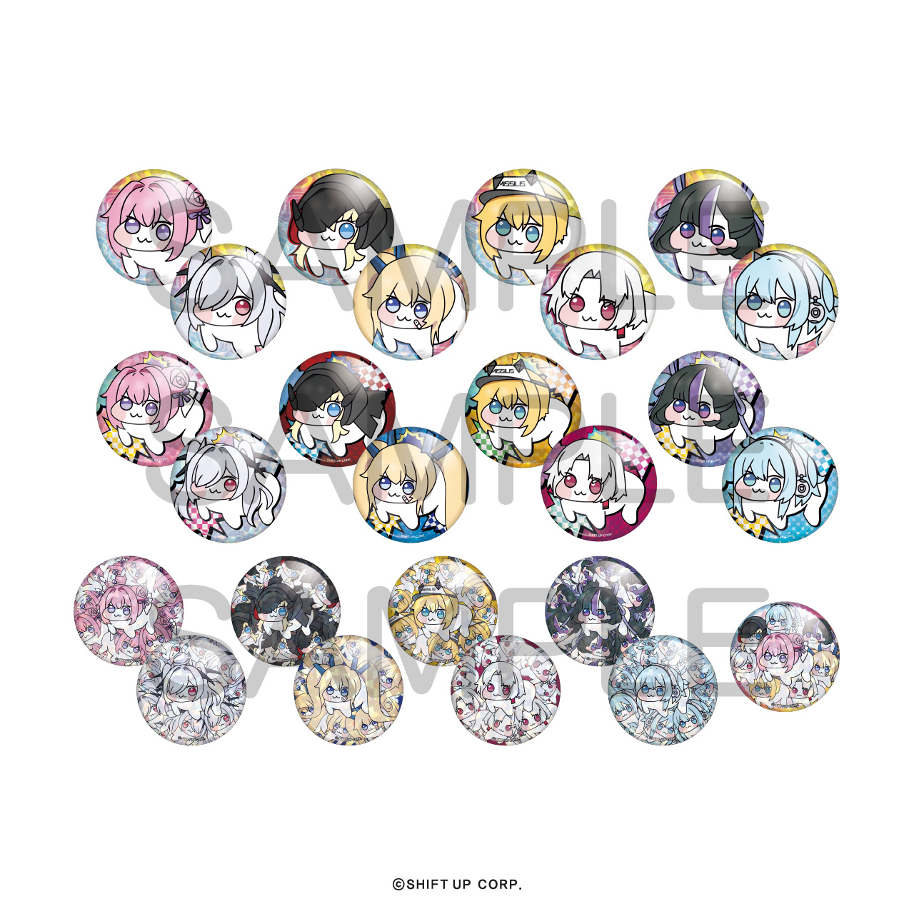 勝利の女神:NIKKE_DORO缶バッジ　【BOX／10個入り】
