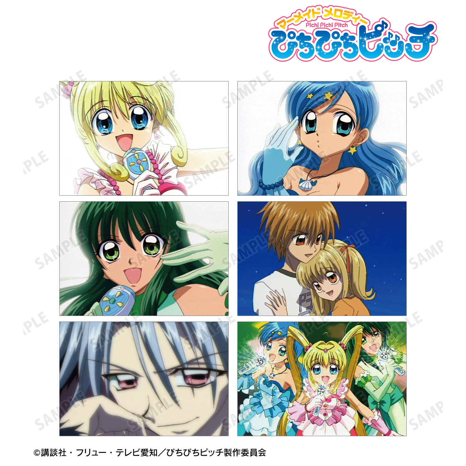 ぴちぴちピッチ_場面写ポストカード 6枚セット ver.A