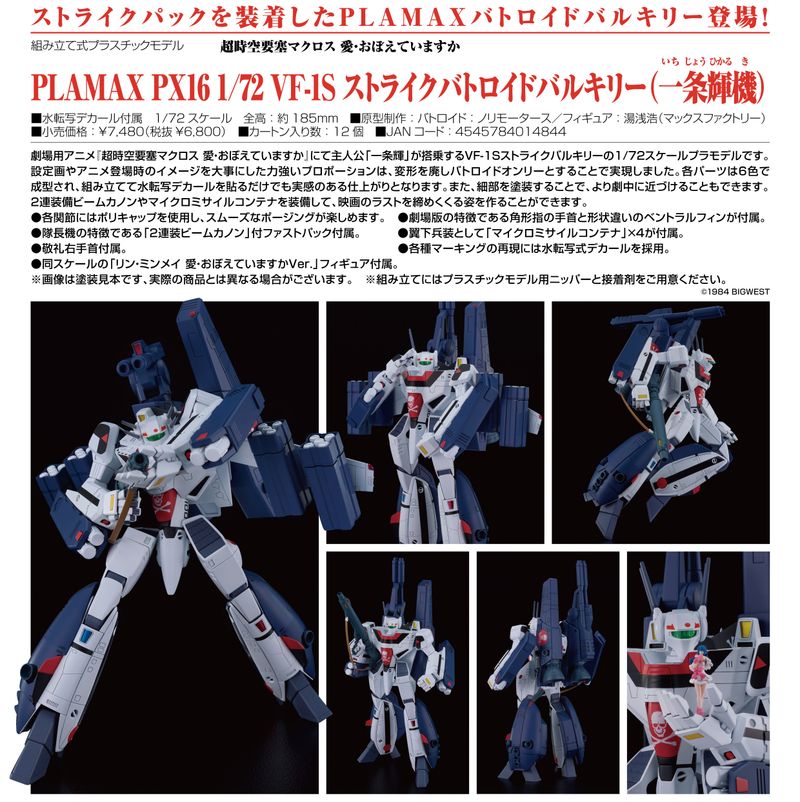 超時空要塞マクロス 愛・おぼえていますか_PLAMAX PX16 1/72 VF-1S