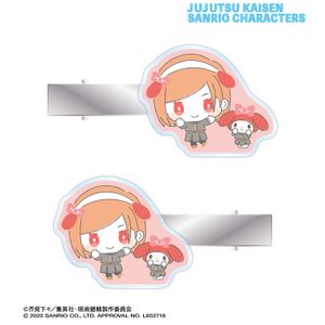 주술회전×산리오 캐릭터즈_쿠기사키 노바라×마이멜로디 아크릴 헤어 클립 2개 세트