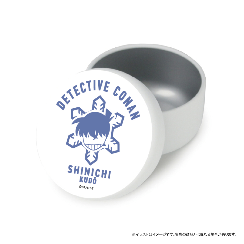 名探偵コナン_丸型缶バッジ付き缶ケース 工藤新一 vol.7 | 公式