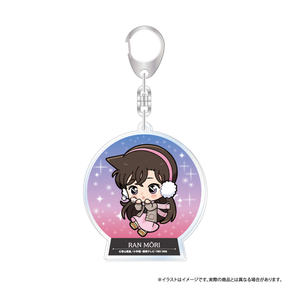 名探偵コナン_アクリルキーホルダー 毛利蘭SD（マフラー）