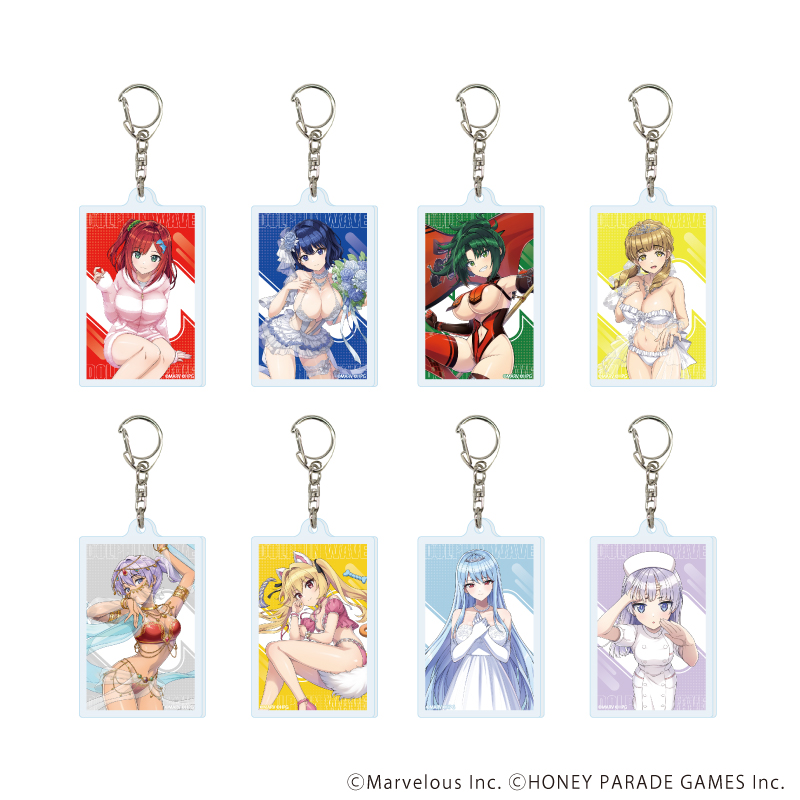 ドルフィンウェーブ_アクリルキーホルダー09/BOX① BOX(全8種)(公式イラスト)【コンプリートBOX/8個入り】