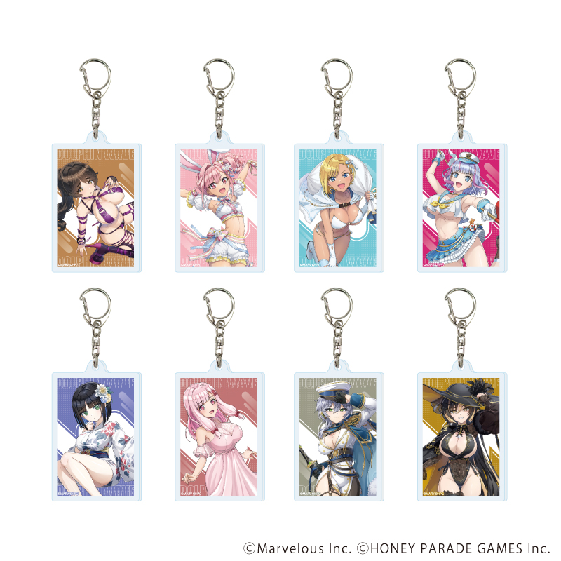 ドルフィンウェーブ_アクリルキーホルダー11/BOX③ BOX(全8種)(公式イラスト)【コンプリートBOX/8個入り】
