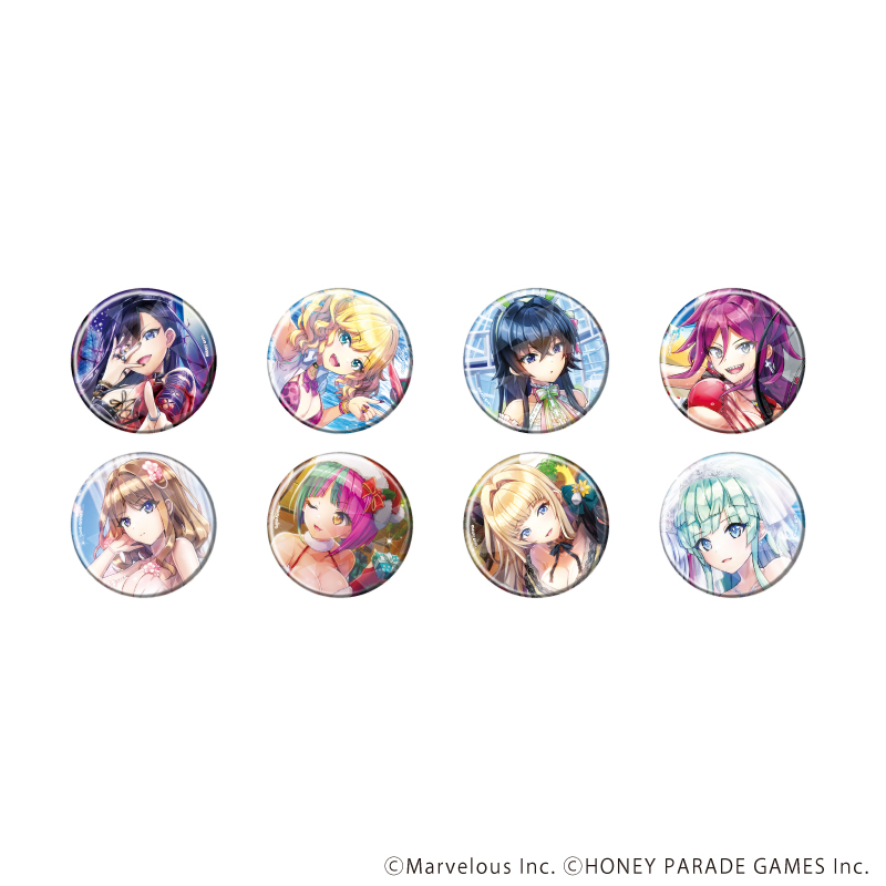ドルフィンウェーブ_(57mm)_ホログラム缶バッジ02/BOX② BOX(全8種)(公式イラスト)【コンプリートBOX/8個入り】