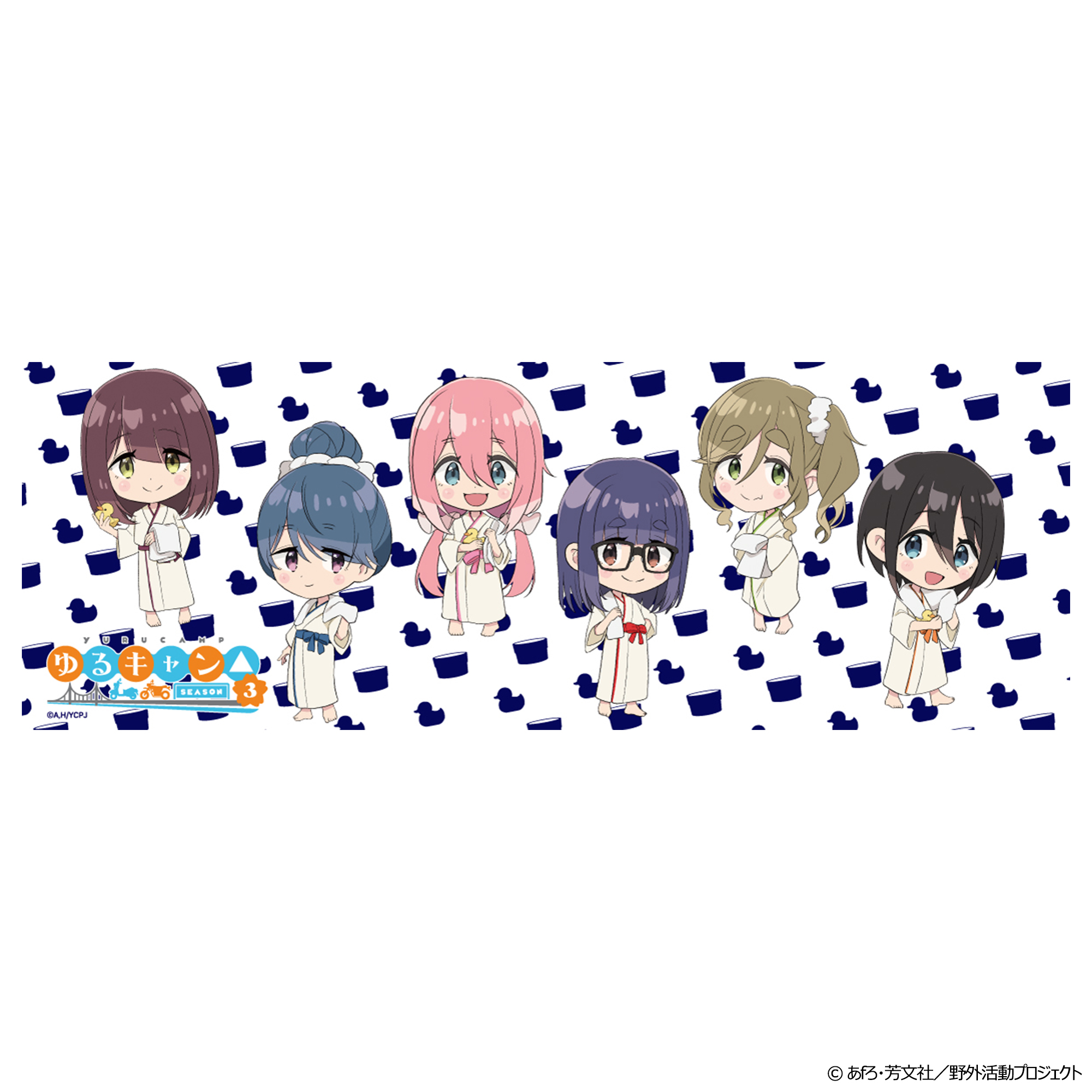ゆるキャン△ SEASON３_ゆるっと浴衣フェイスタオル