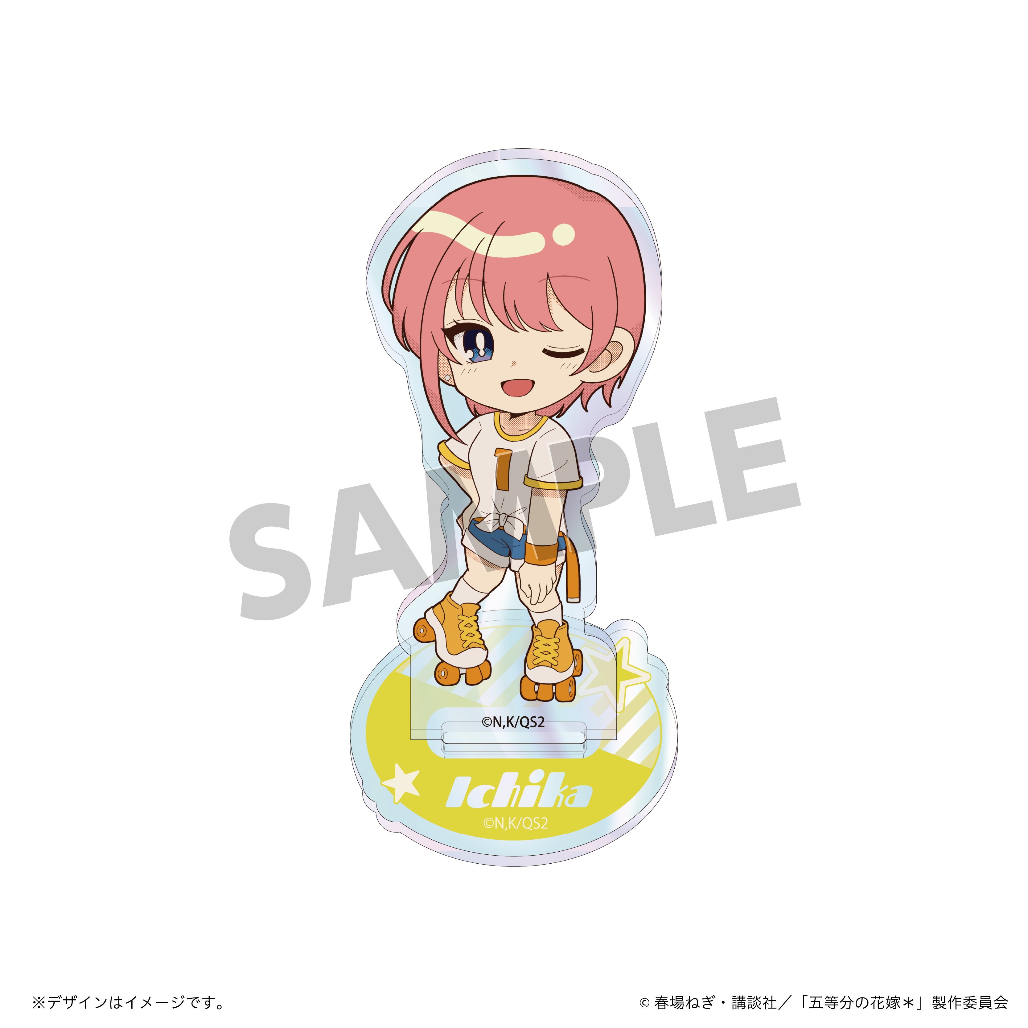 五等分の花嫁＊_80'S ローラースポーツコレクション オーロラアクリルスタンド 中野一花