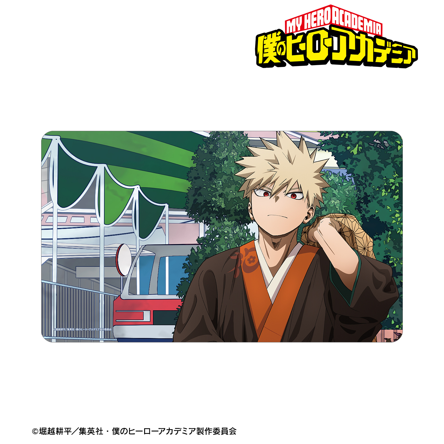 僕のヒーローアカデミア_描き下ろし 爆豪勝己 花やしきver. マルチデスクマット