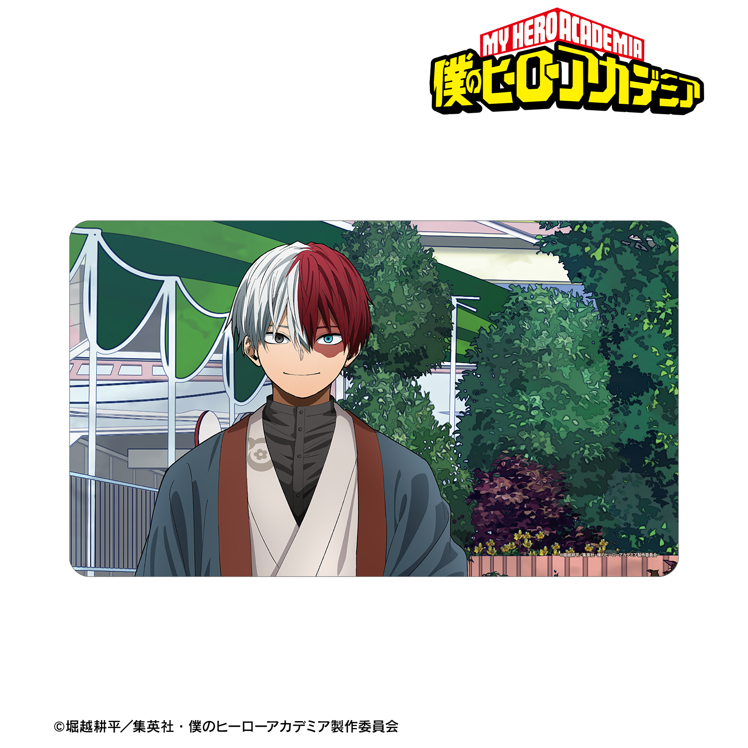 僕のヒーローアカデミア_描き下ろし 轟焦凍 花やしきver. マルチデスクマット