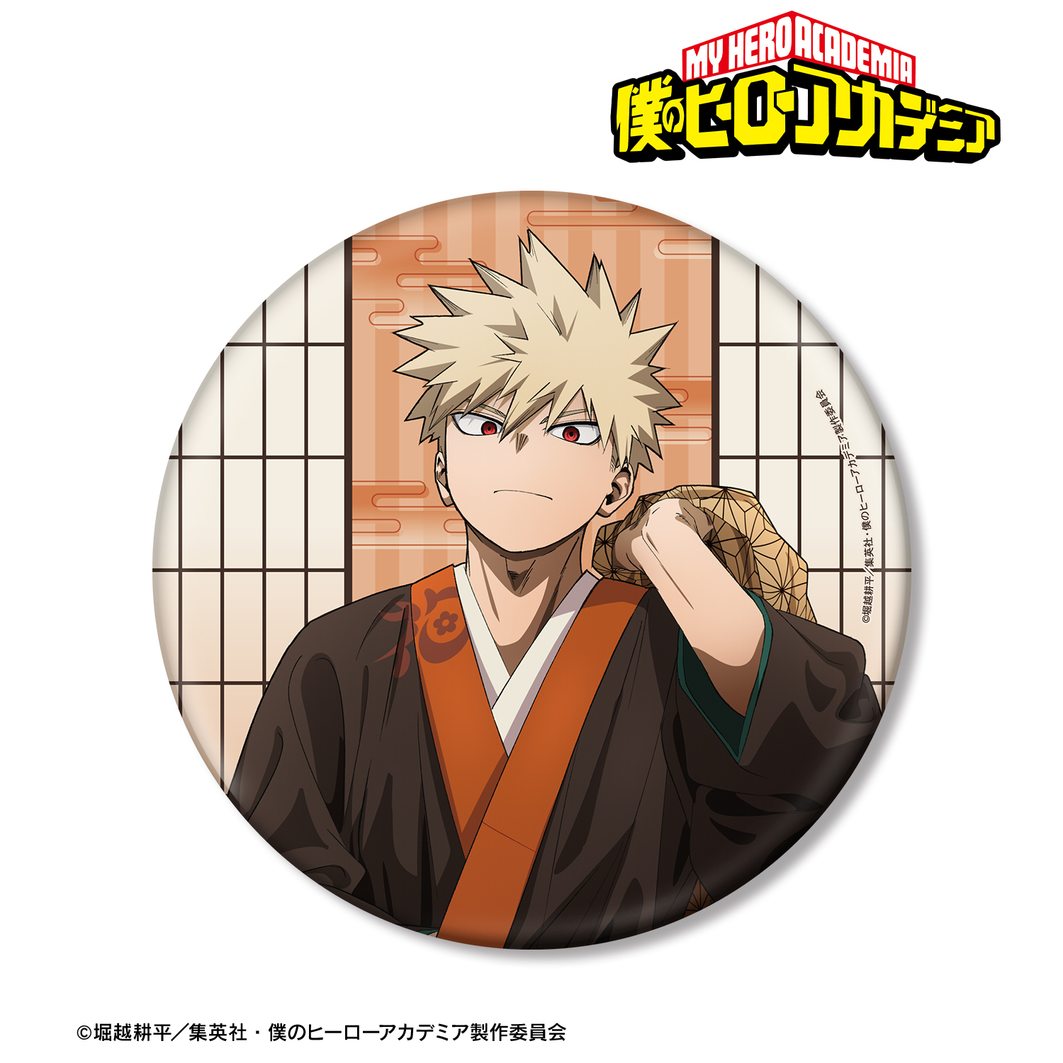 僕のヒーローアカデミア_描き下ろし 爆豪勝己 花やしきver. BIG缶バッジ