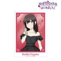 妖怪学校の先生はじめました グリ缶 缶バッジ パーティー衣装 歌川 妖怪学校の先生はじめました！_描き下ろし 歌川国子 パーティー衣装ver