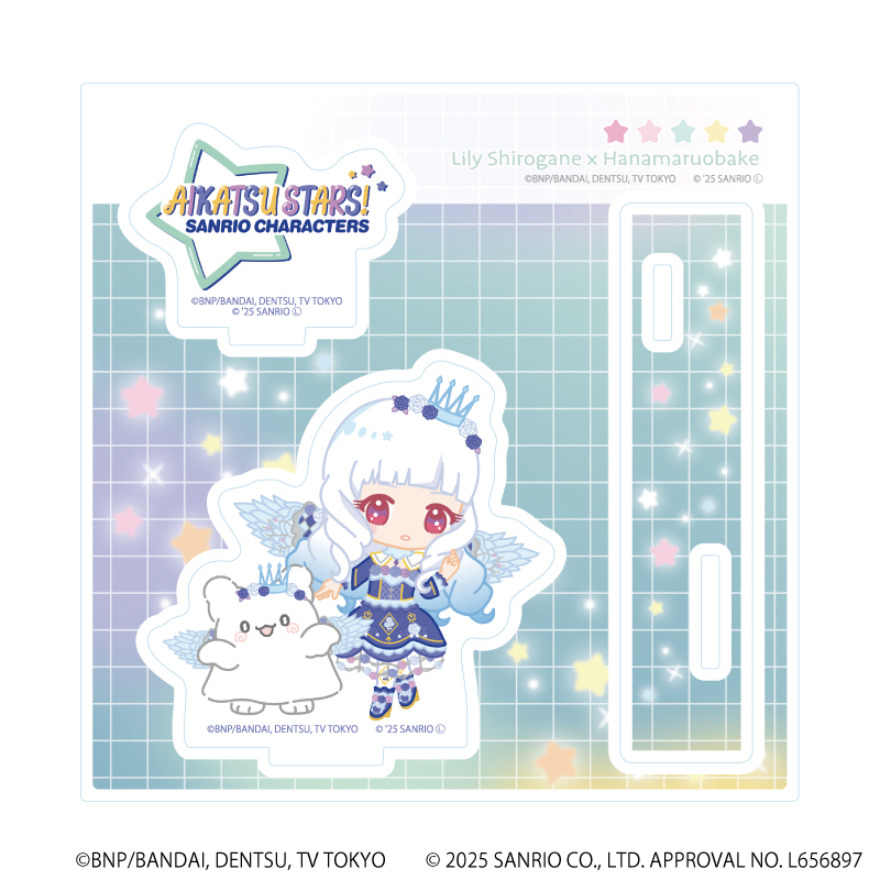 アイカツ！白銀リリィ アニON CDジャケット風オリジナルランチョンマット アイカツ！白銀リリィ アニON CDジャケット風オリジナル