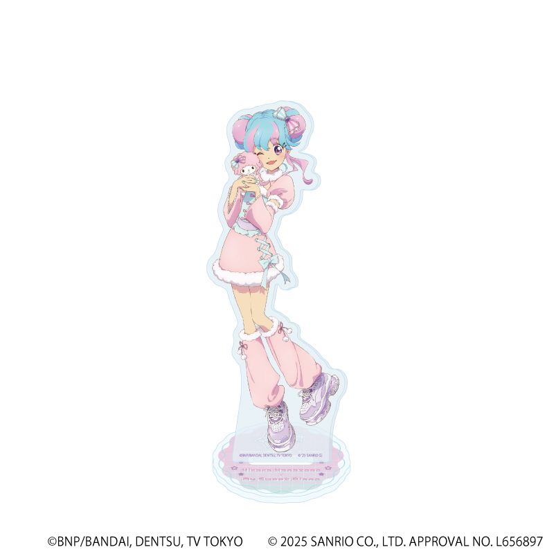 アイカツスターズ！×サンリオキャラクターズ_アクリルスタンド 10/花園きらら×マイスウィートピアノ(コラボイラスト(等身))