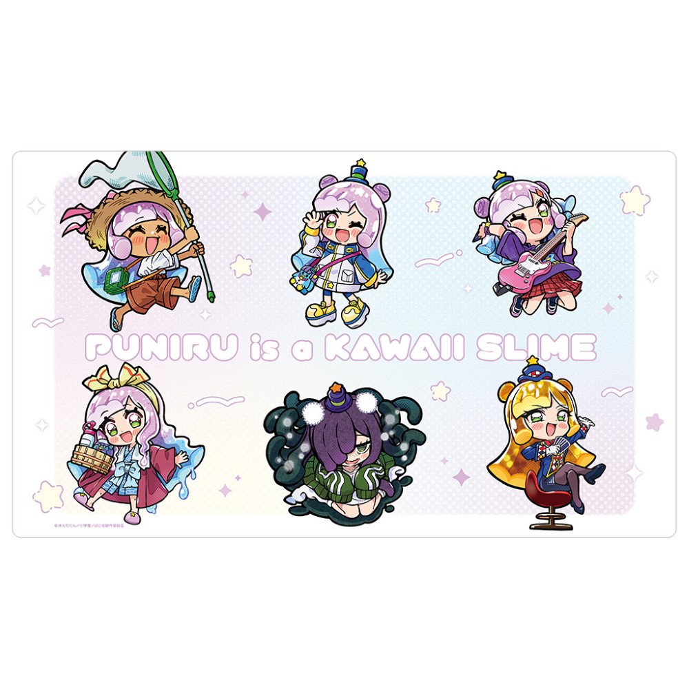 ぷにるはかわいいスライム_ラバーマット(ミニキャラ)